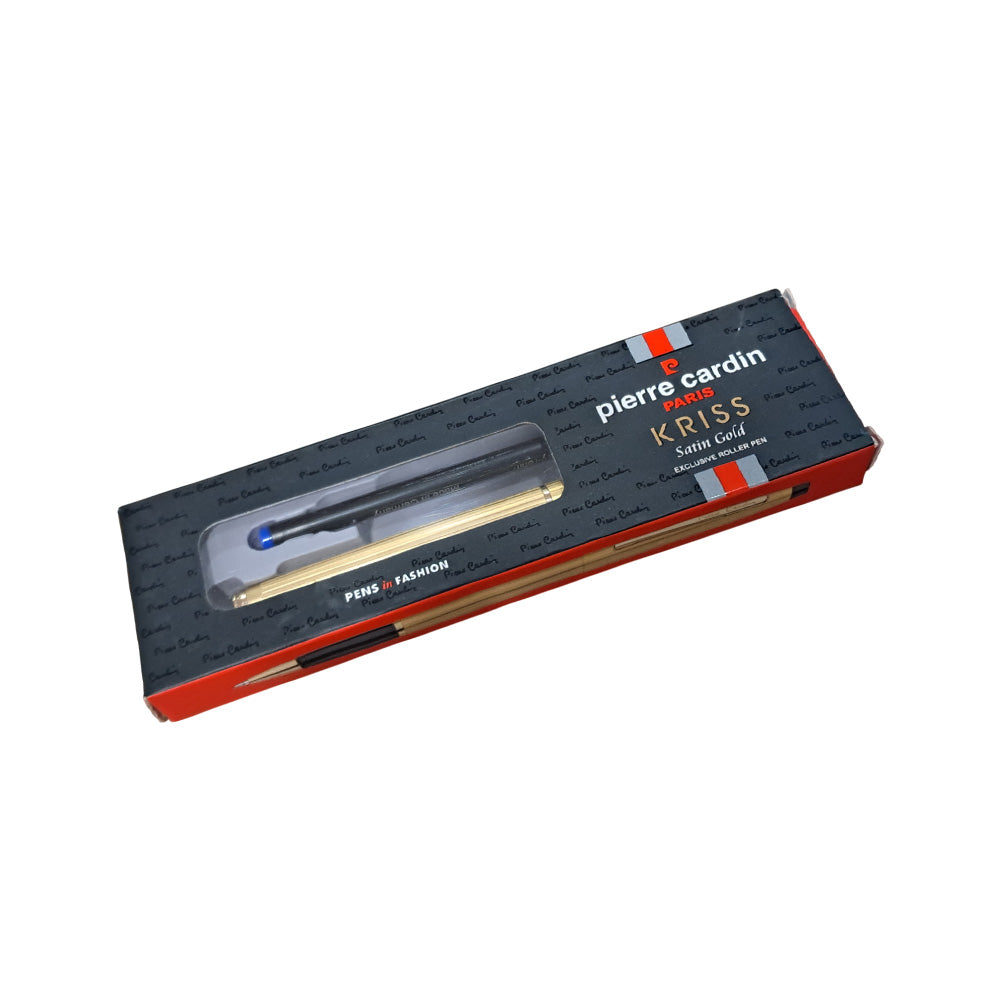 Pierre Cardin Kriss Satin Gold Exclusive Rollerball Pen