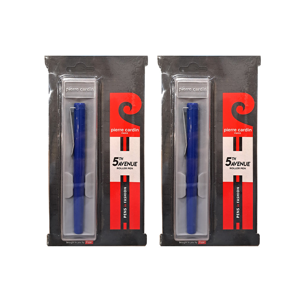 Pierre Cardin 5th Avenue Blue Roller Pen (Pack of 2)