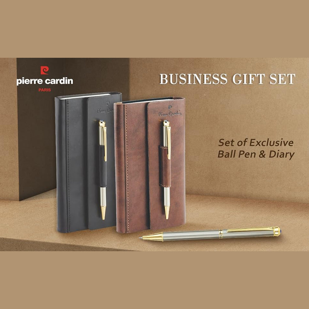 Pierre Cardin Business Set of Exclusive Ball Pen & Diary