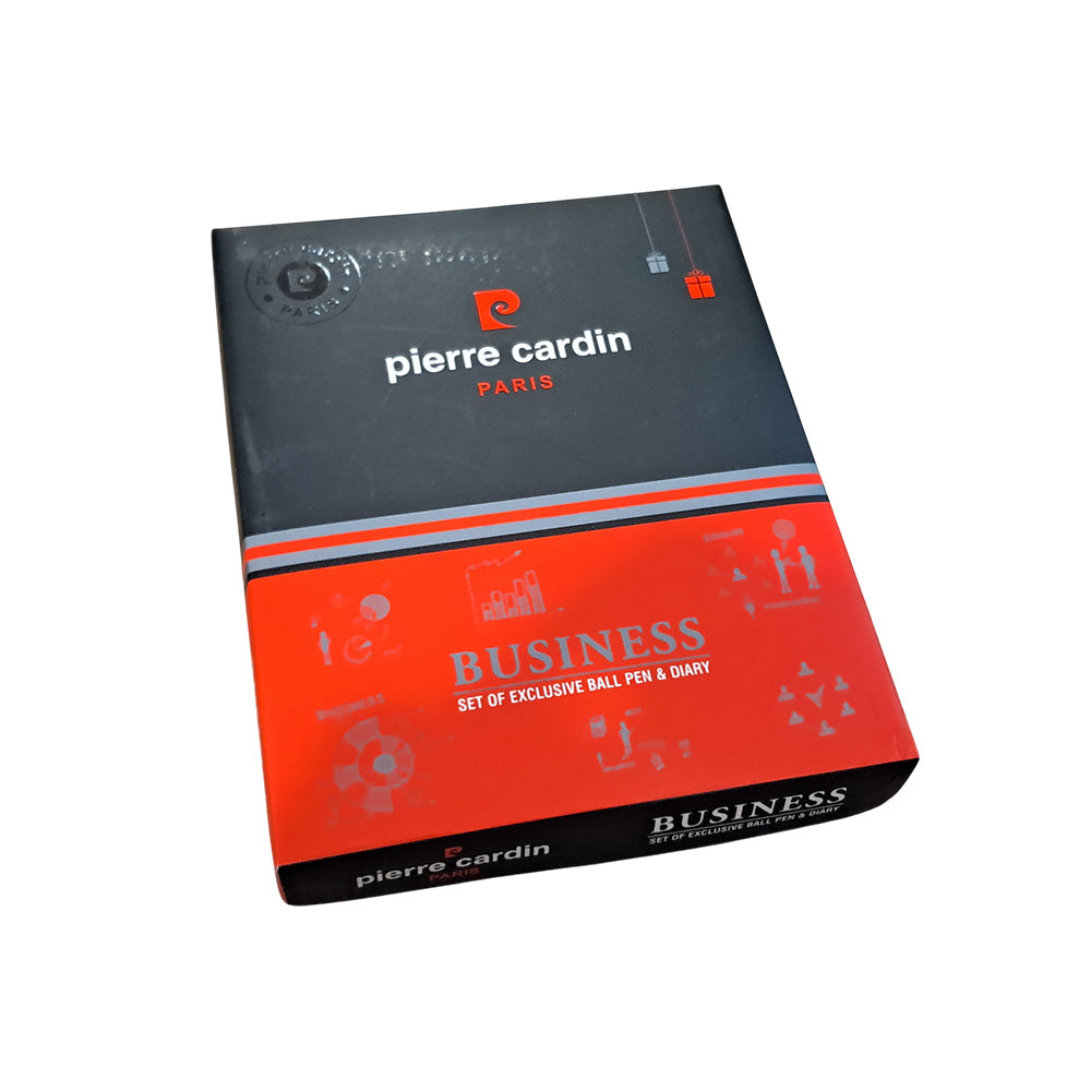 Pierre Cardin Business Set of Exclusive Brown Ball Pen & Diary