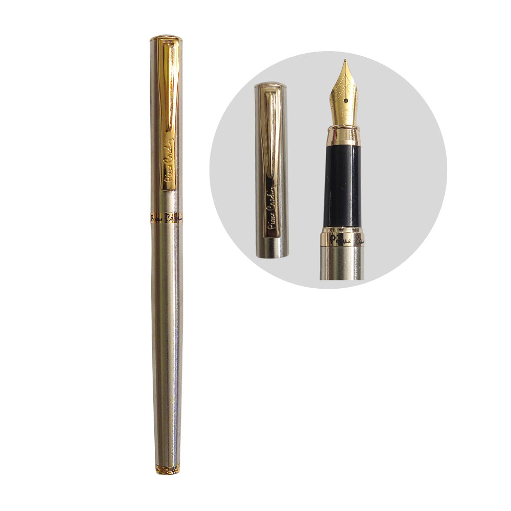 Pierre Cardin Golden Eye Exclusive Stainless Steel Fountain Pen
