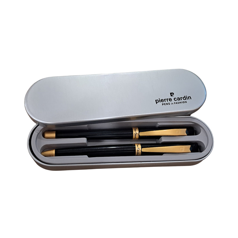 Pierre Cardin Black Beauty Set of Black GT Roller Pen & Ball Pen