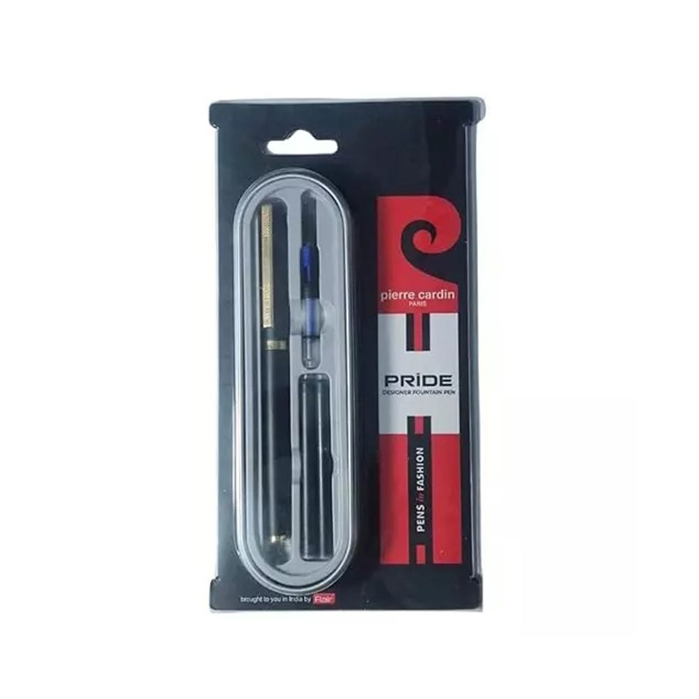 Pierre Cardin Pride Designer Black GT Fountain Pen - Medium Nib