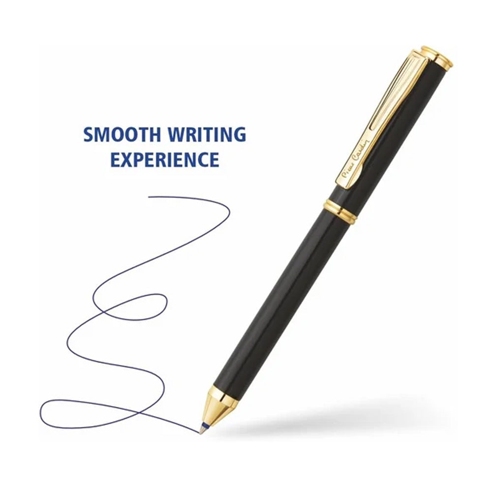 Pierre Cardin Carnival Exclusive Set of Brown Diary & Black Vista 2-in-1 Ball Pen