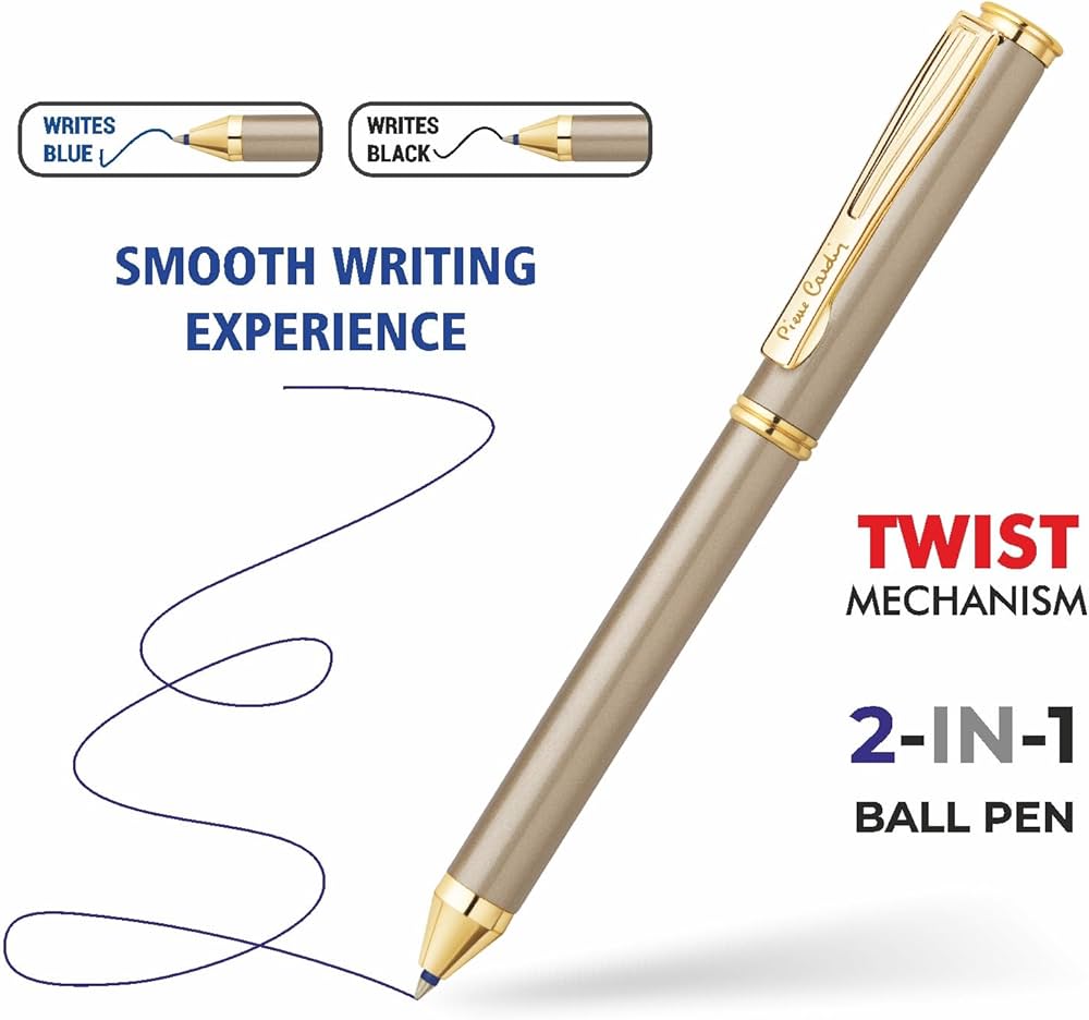 Pierre Cardin Carnival Exclusive Set of Black Diary & Titanium Vista 2-in-1 Ball Pen