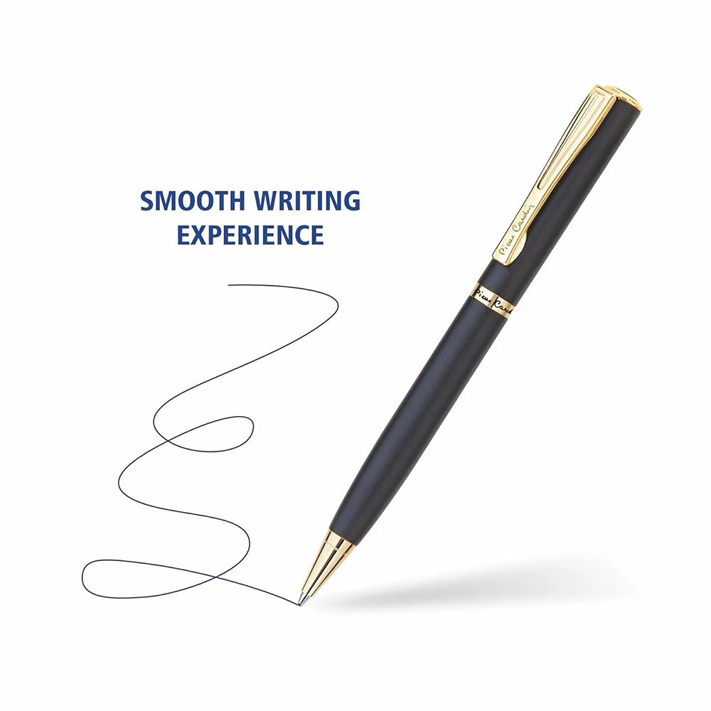 Pierre Cardin Golden Eye Exclusive Set of Matte Black Fountain Pen + Rollerball Pen & Ball Pen