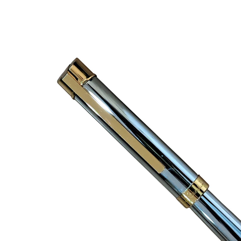 Pierre Cardin Legacy White Gold GT Fountain Pen - Medium Nib