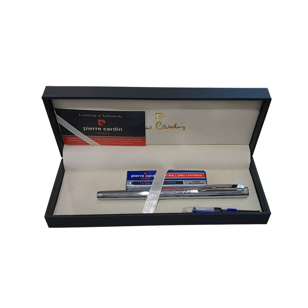 Pierre Cardin Royal Salute White Gold Fountain Pen
