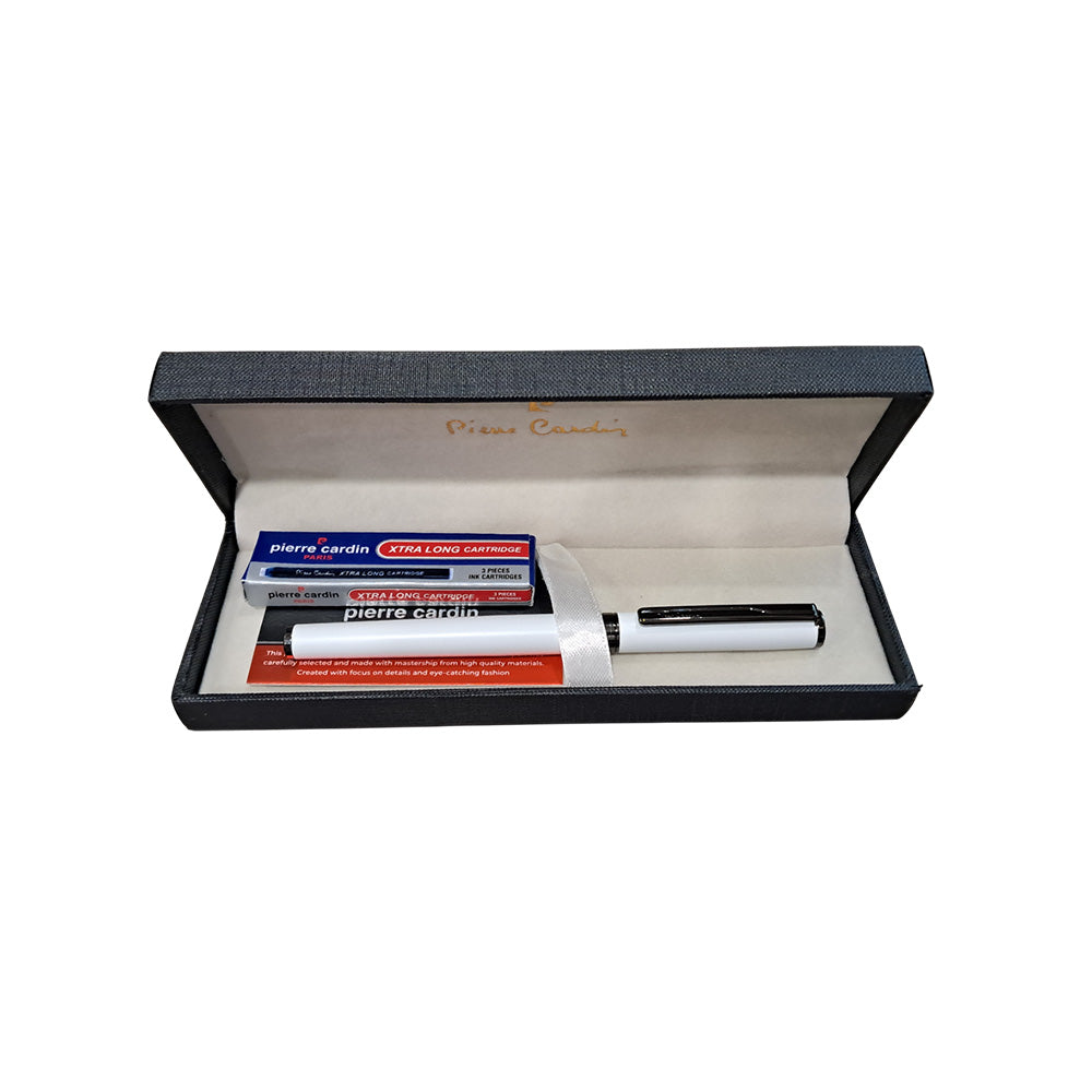 Pierre Cardin High Command Fountain Pen - Stainless Steel Nib