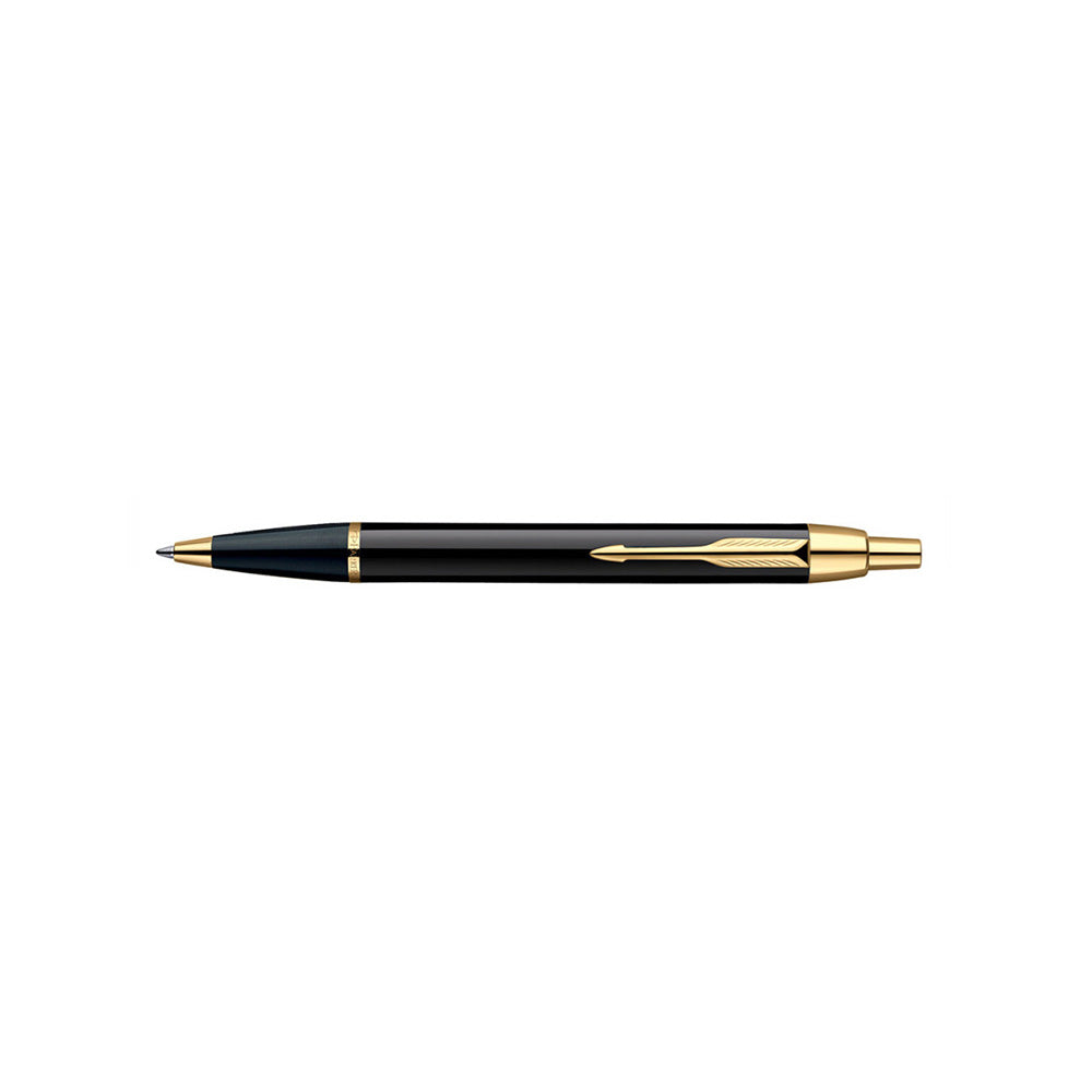 Parker IM Metal Lacque Black GT Ballpoint Pen