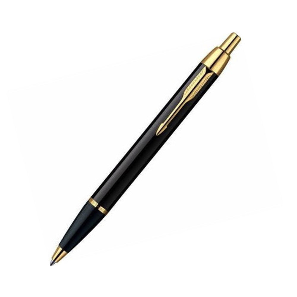 Parker IM Metal Lacque Black GT Ballpoint Pen