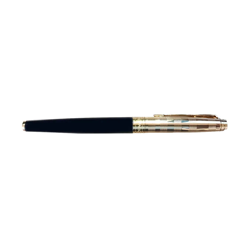 Parker Aster Black & Gold Deluxe Gold Trim Rollerball Pen