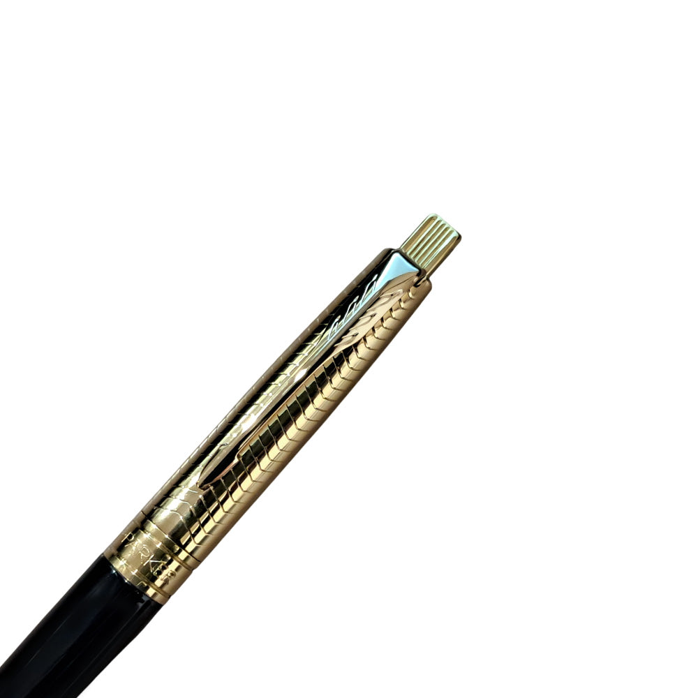 Parker Aster Black & Gold Contemporary Gold Trim Ballpoint Pen