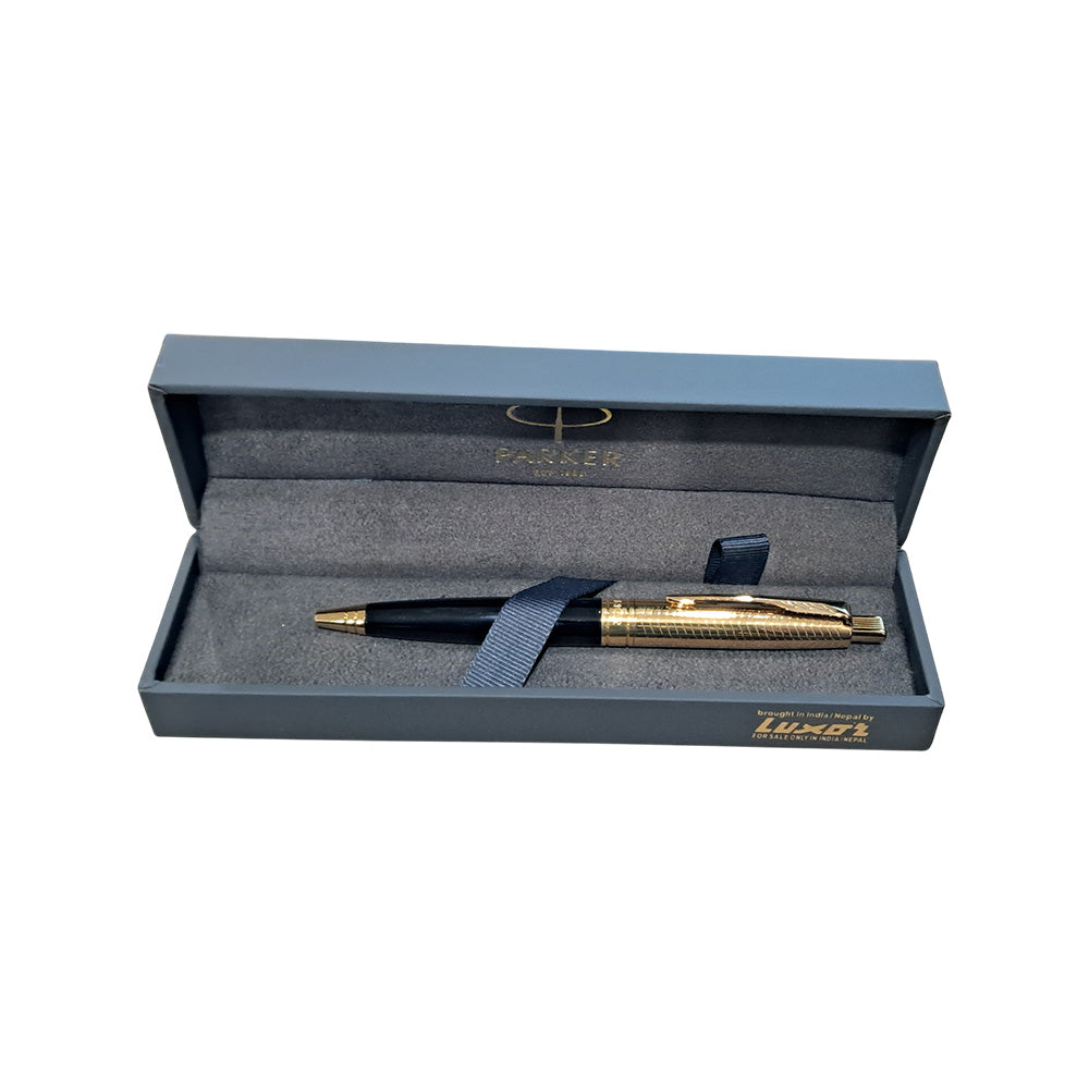 Parker Aster Black & Gold Contemporary Gold Trim Ballpoint Pen