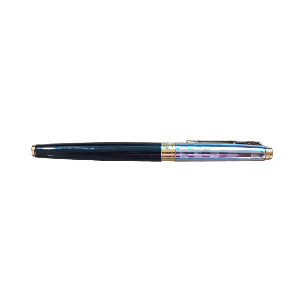 Parker Aster Black & Chrome Deluxe GT Fountain Pen – Medium Nib