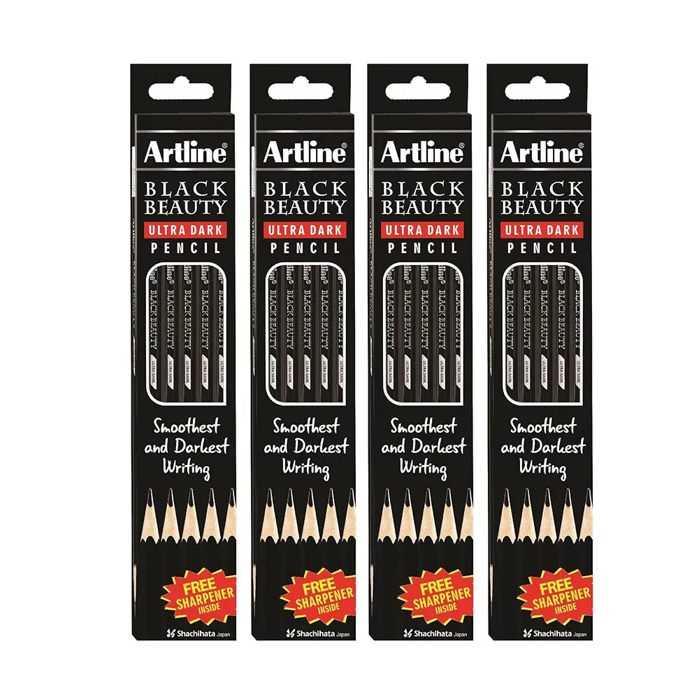 Artline Black Beauty Ultra Dark Pencil Set of 10 (Pack of 4)