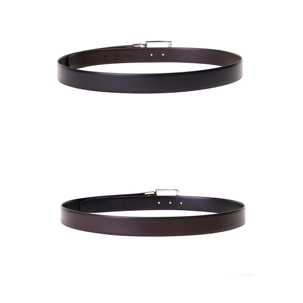 Tommy Hilfiger Gakona Black & Brown Leather Reversible Belt for Men