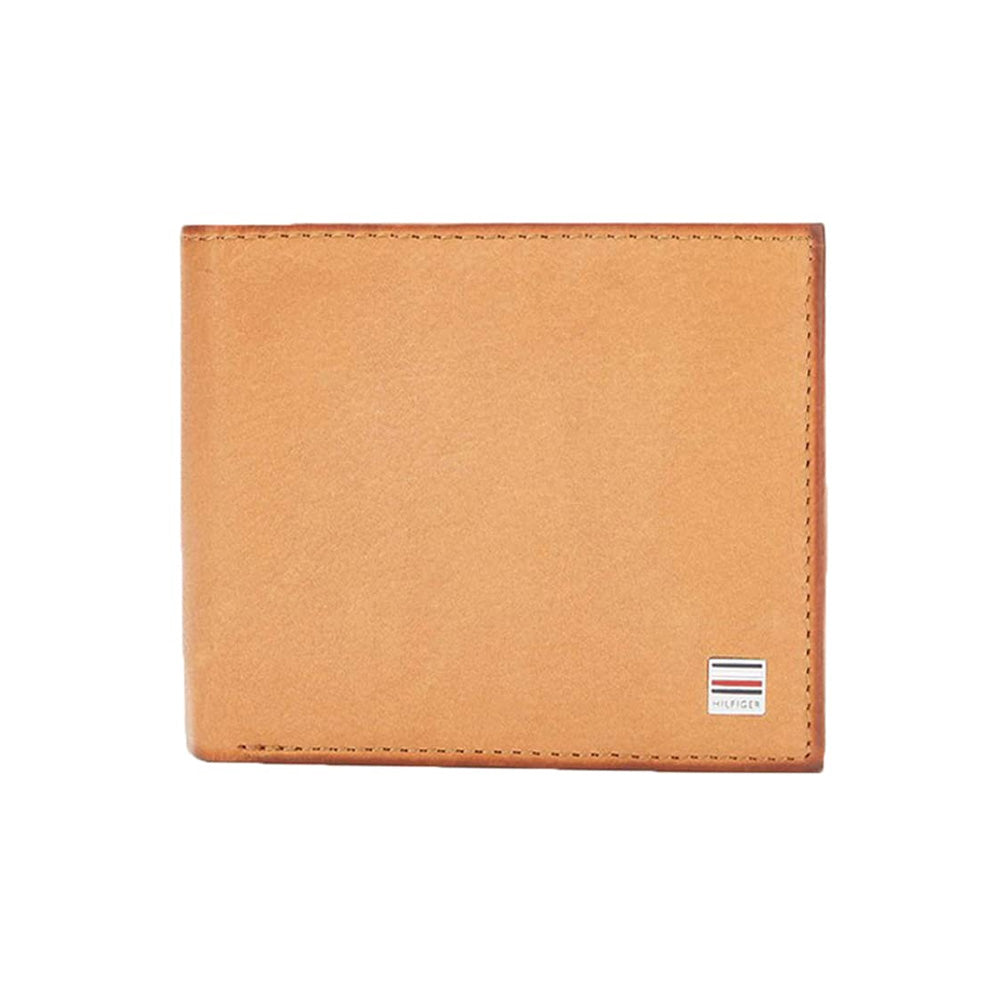 Tommy Helfiger SLG Tan Grayton Leather Bi-fold Wallet for Men