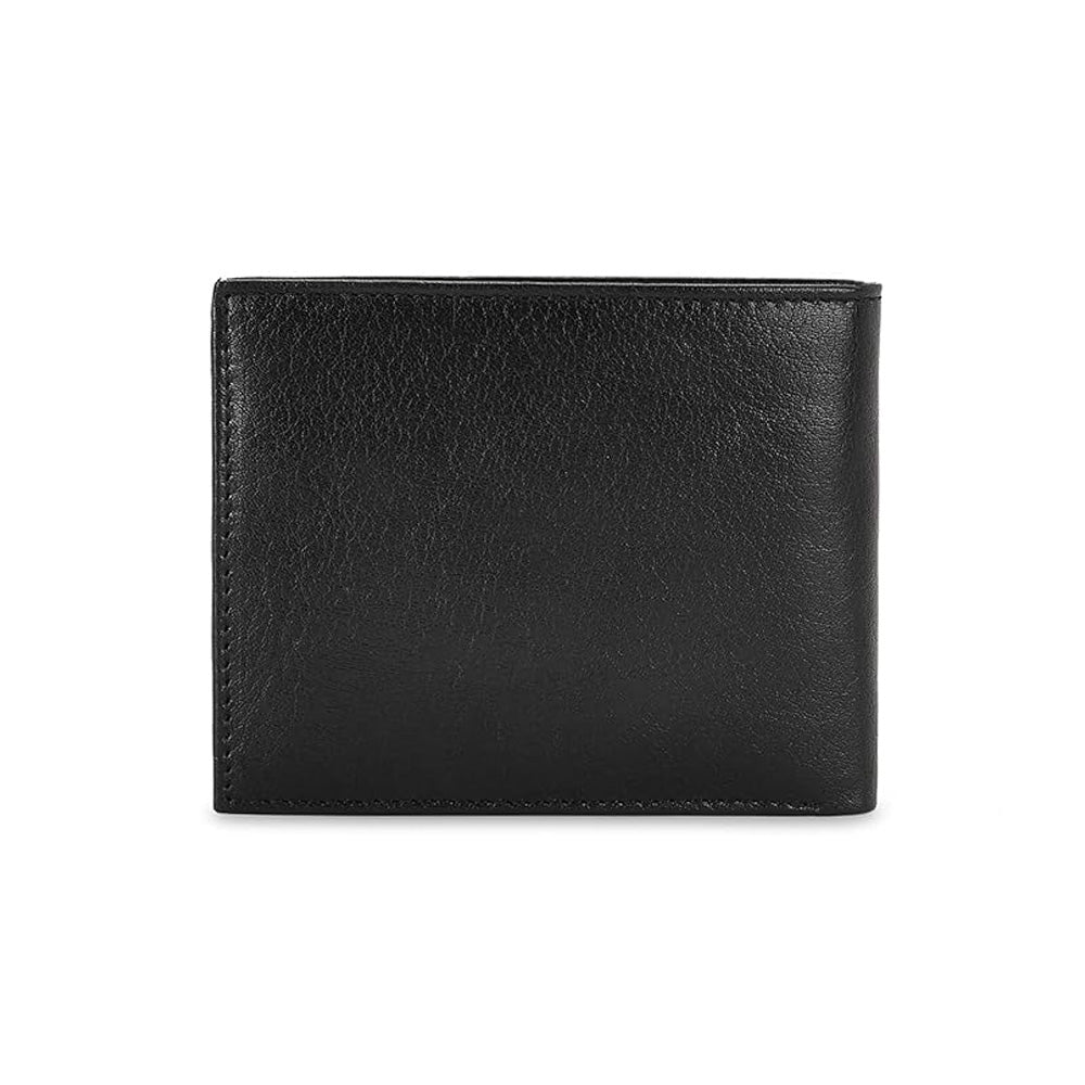 Tommy Helfiger SLG Black Titus Leather Global Coin Wallet for Men