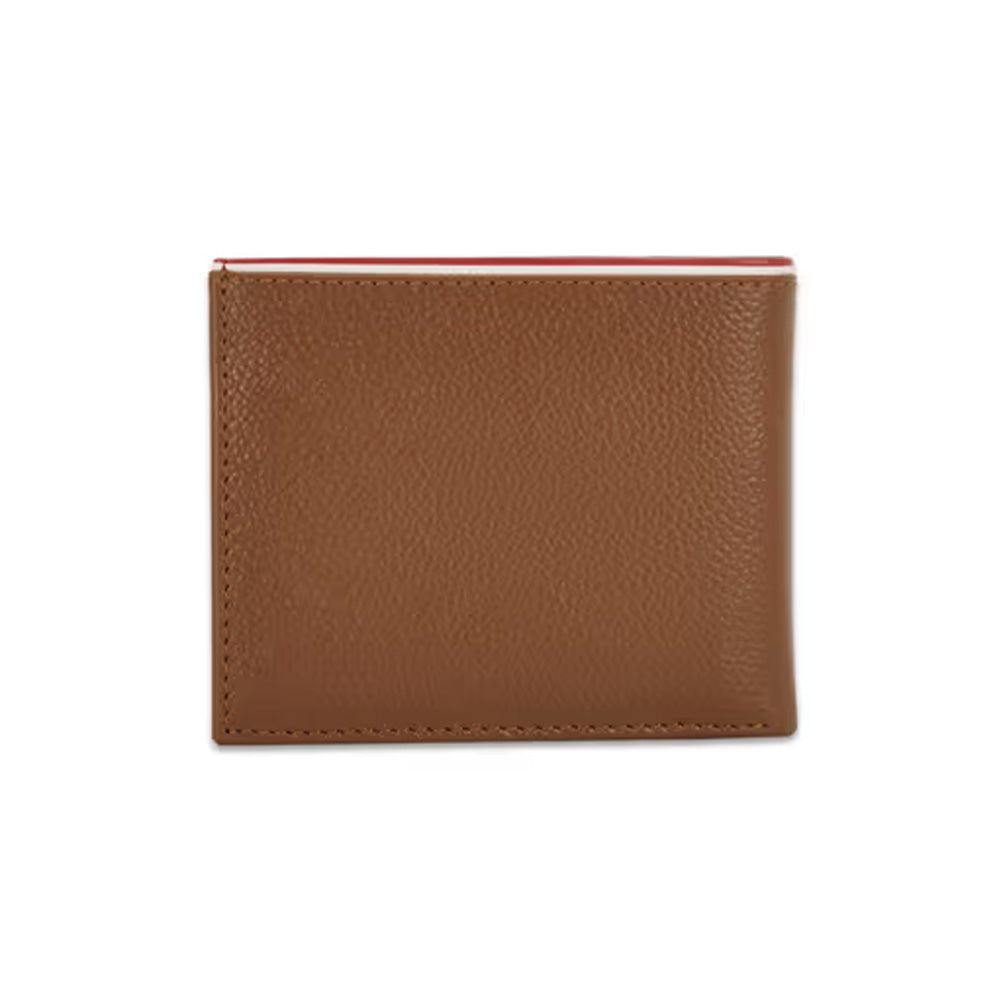 Tommy Helfiger SLG Konnor Tan Leather Global Coin Wallet for Men