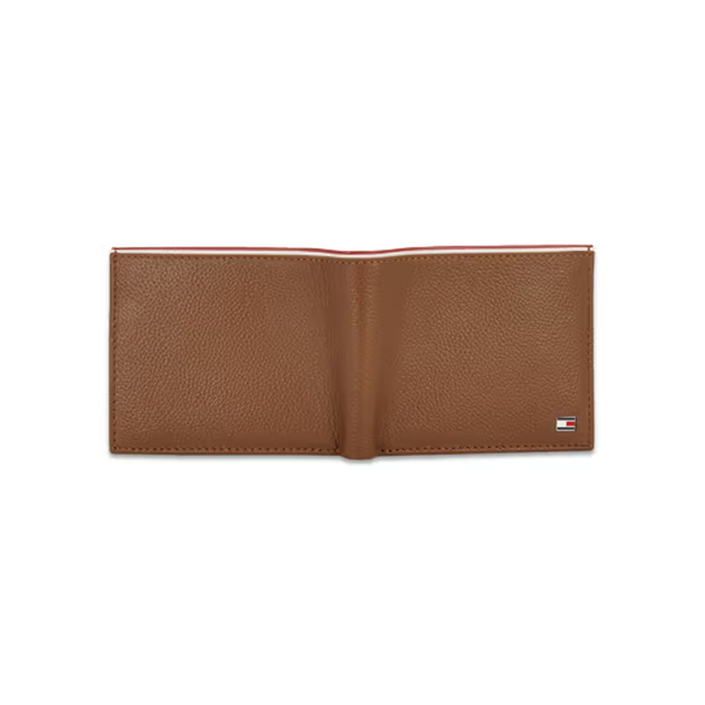 Tommy Helfiger SLG Konnor Tan Leather Global Coin Wallet for Men