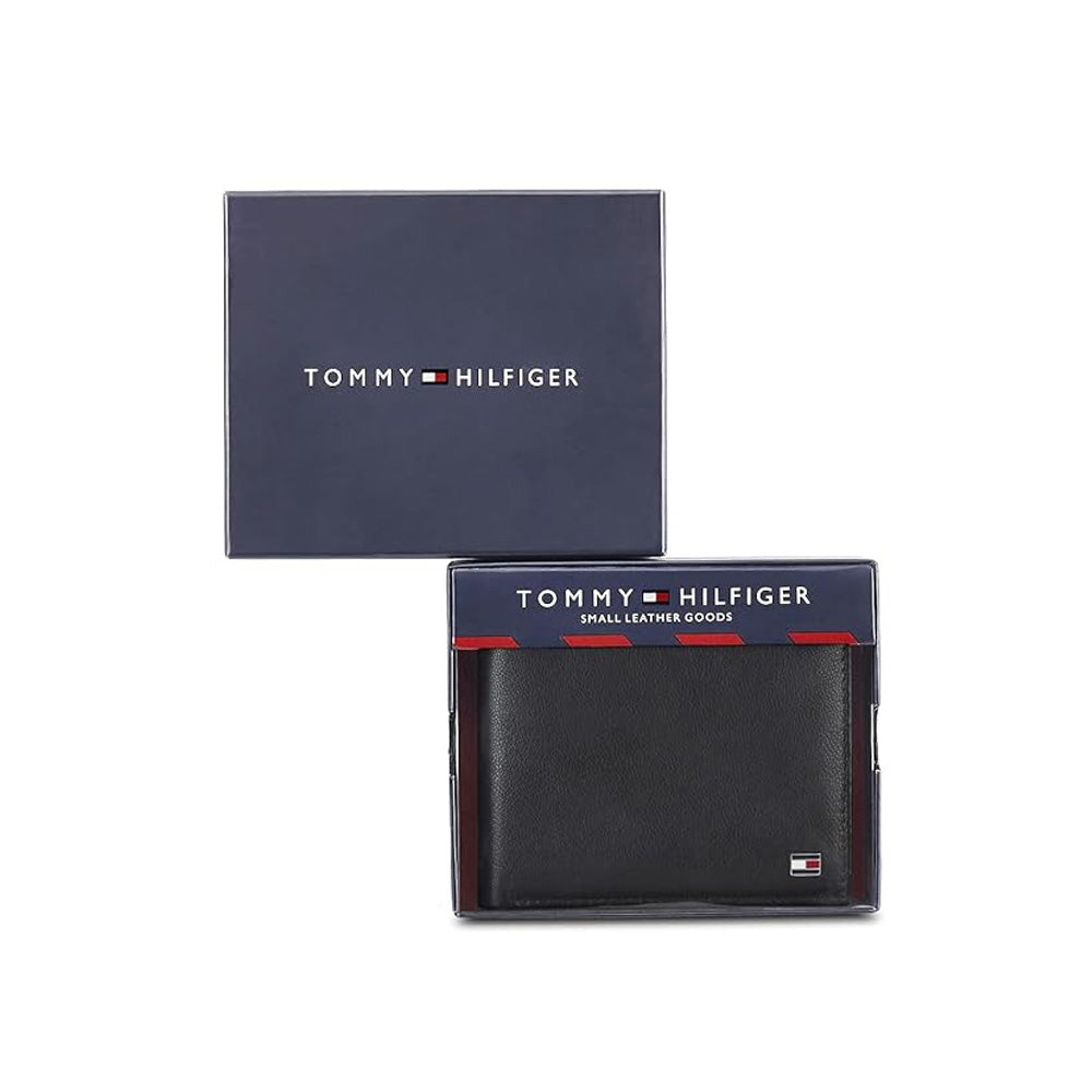 Tommy Helfiger SLG Navy Alfonso Leather Global Coin Wallet