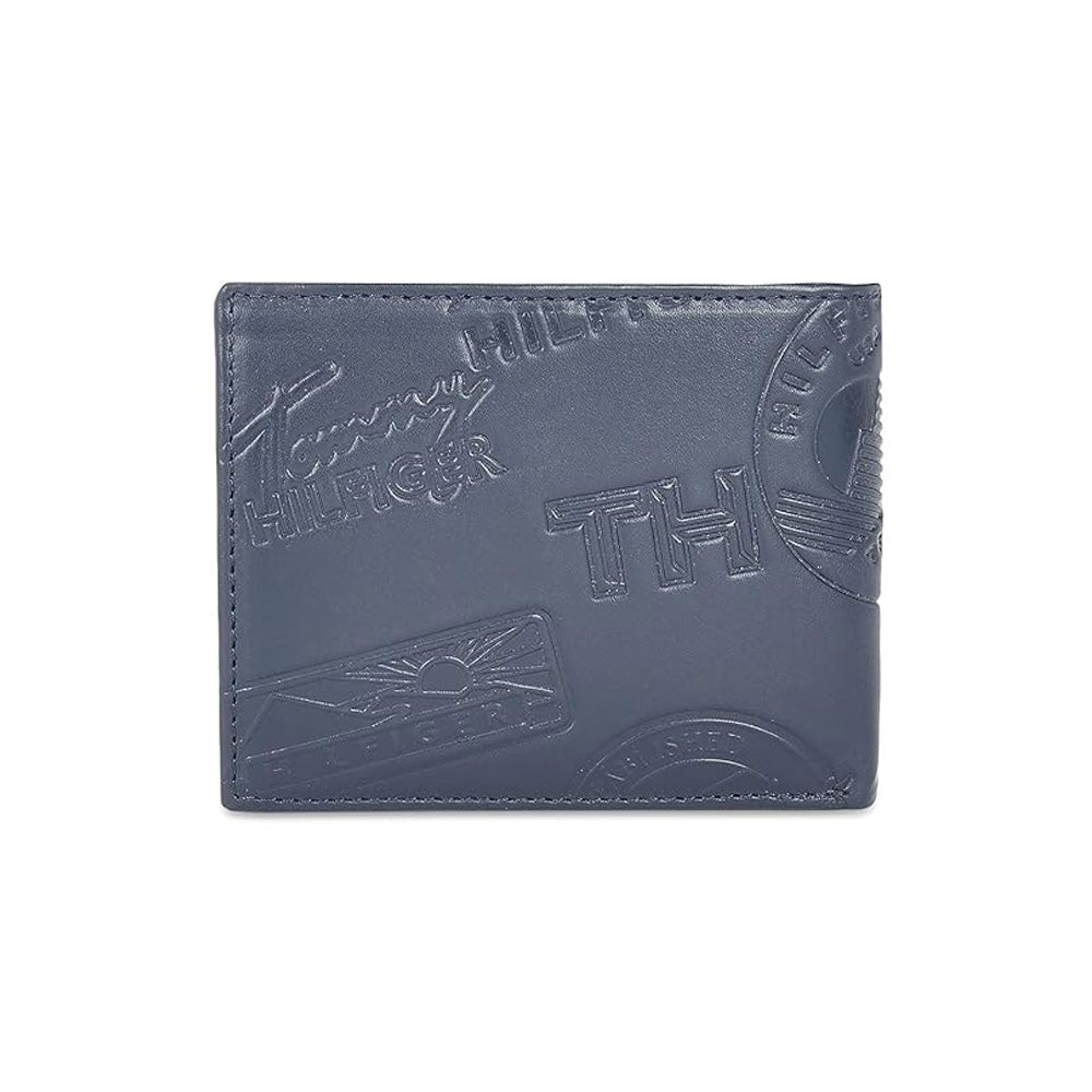 Tommy Helfiger SLG Purus Navy Leather Global Coin Wallet
