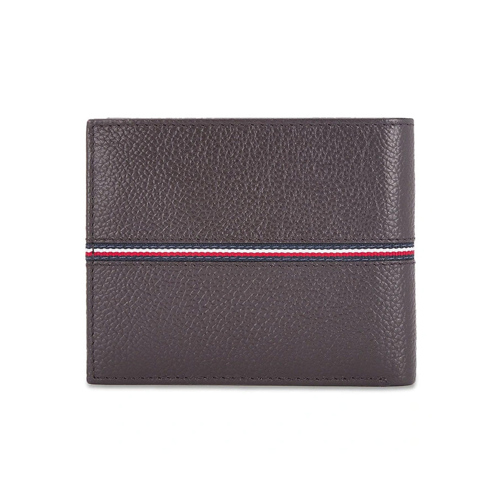 Tommy Hilfiger SLG Yukon Brown Leather Global Coin Wallet