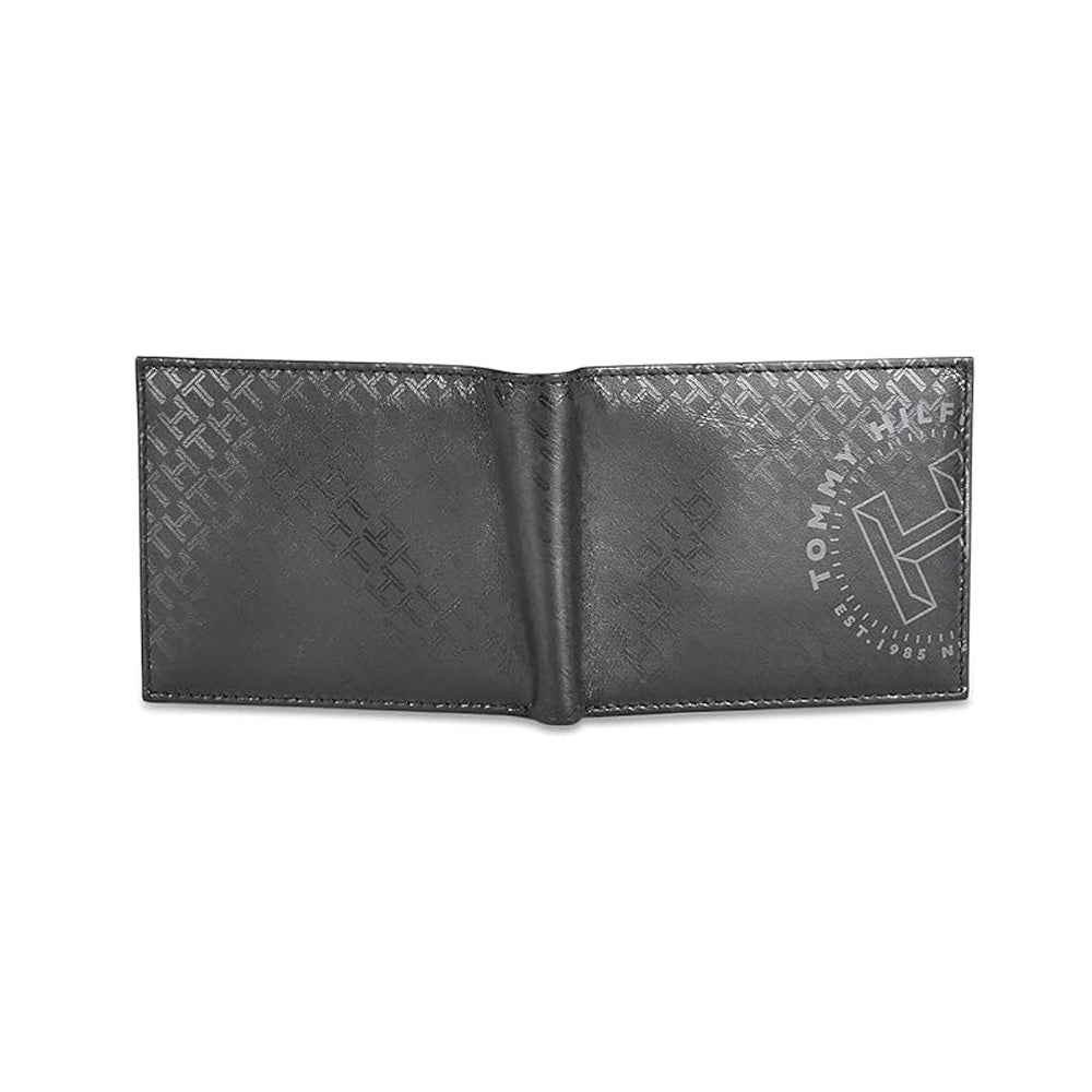 Tommy Helfiger SLG Black Daniel Leather Global Coin Wallet