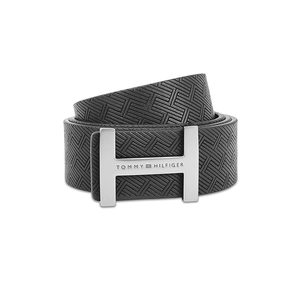 Tommy Hilfiger Josiah Black/Black Leather Reversible Extra Large Belt for Men