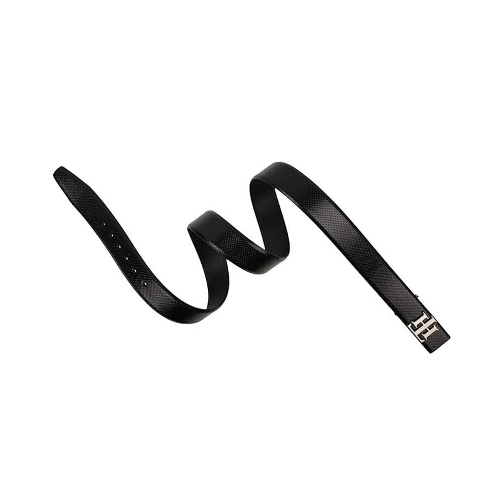 Tommy Hilfiger Yangy Pro Black Leather Non Reversible Extra Large Belt For Men