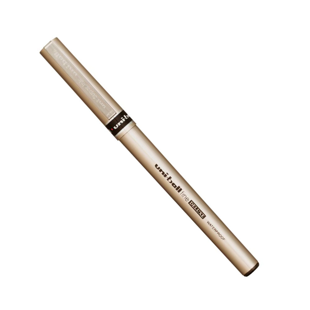 Uni-ball Deluxe UB 177 Black 0.7mm Roller Pen (Pack of 5)