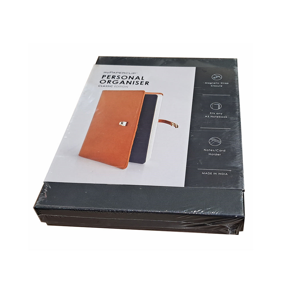 myPAPERCLIP Personal Organiser Classic Edition A5 - Tan