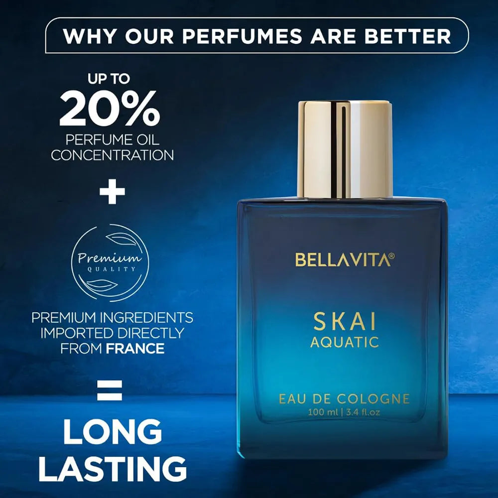Bellavita SKAI Aquatic Unisex Perfume - 100ml