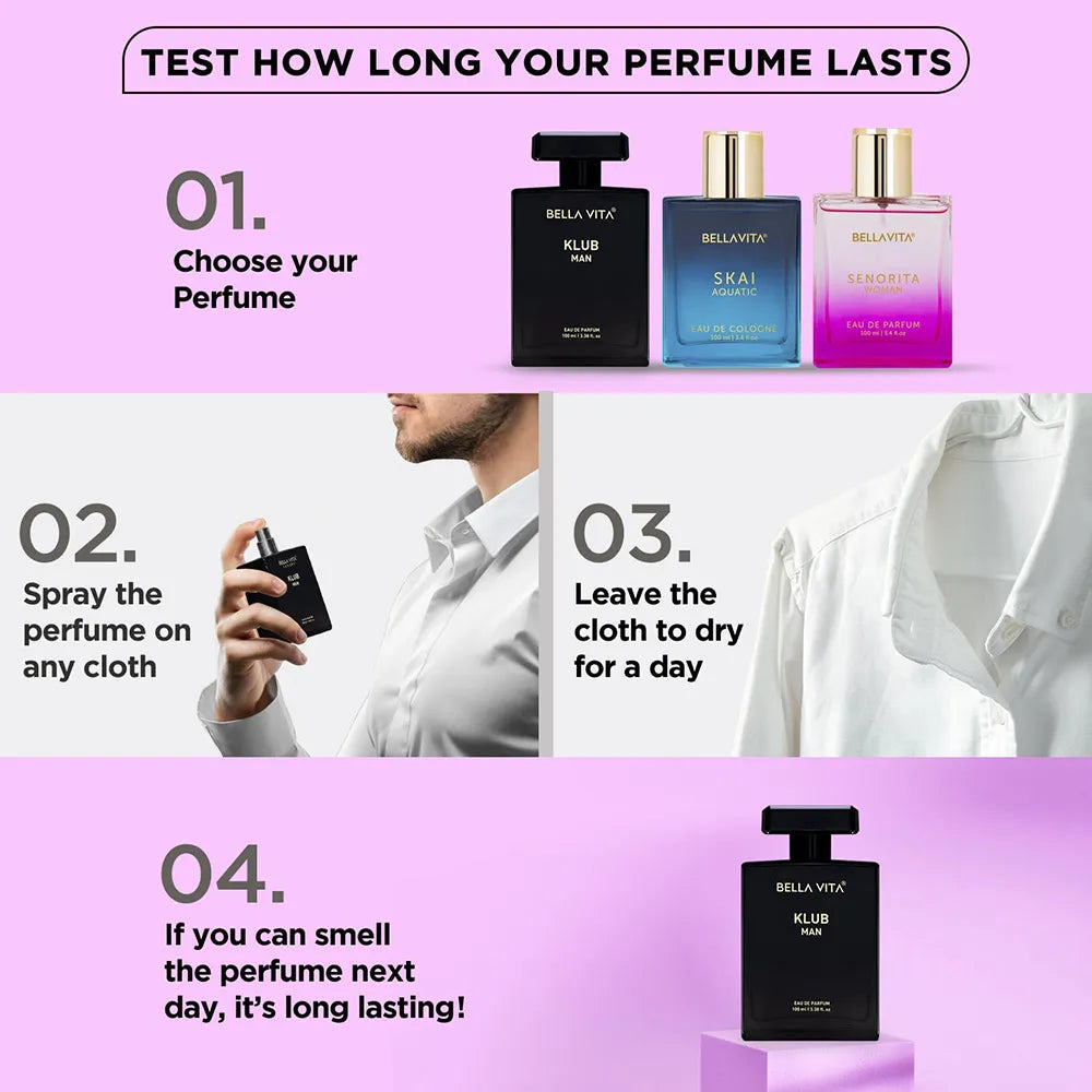 Bellavita KLUB Man Perfume - 100ml
