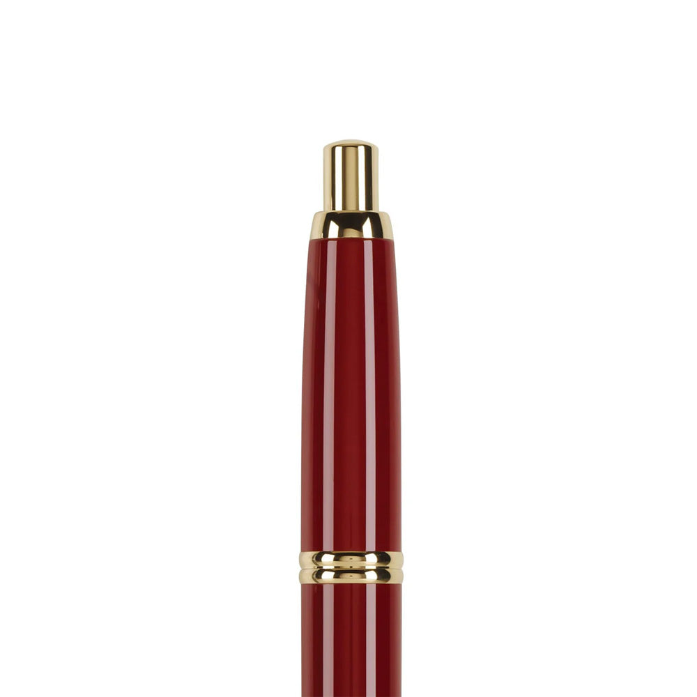 Pilot Capless Red GT Fountain Pen - 18Kt Gold Fine Nib