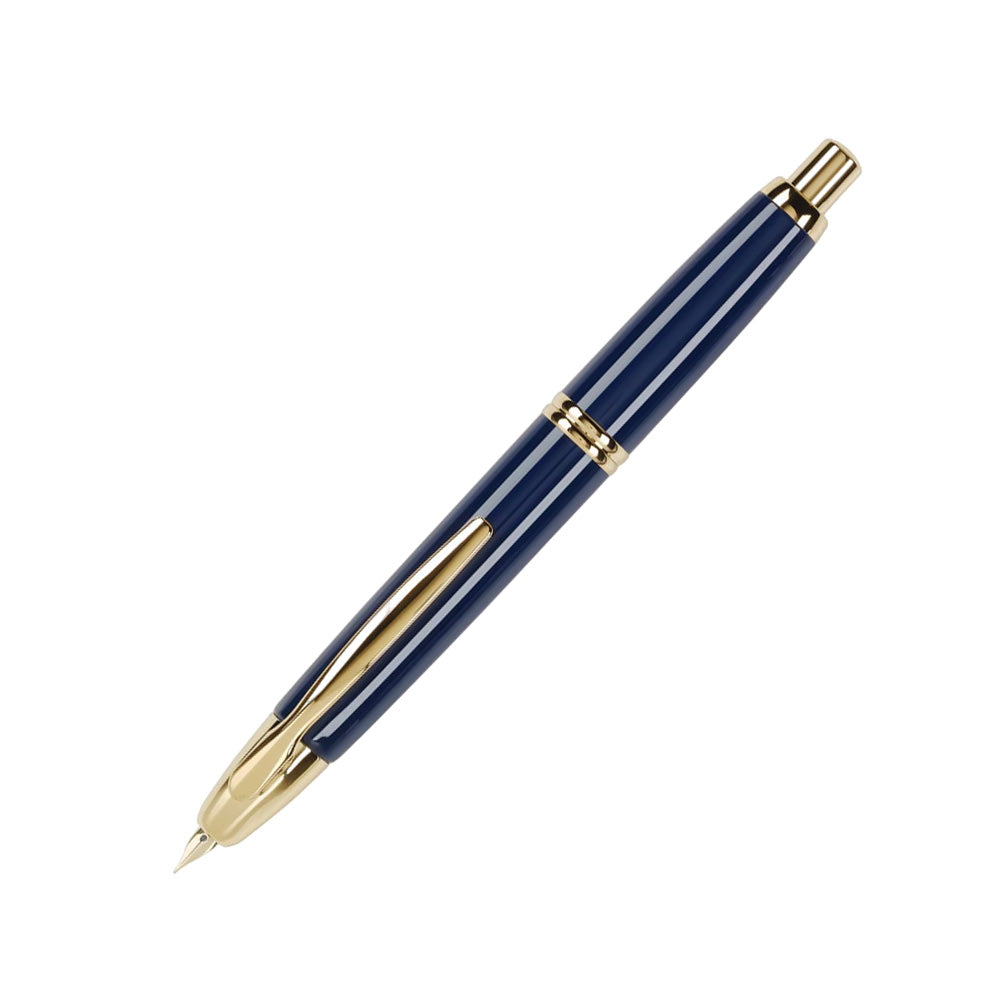 Pilot Capless Blue GT Fountain Pen - 18Kt Gold Fine Nib