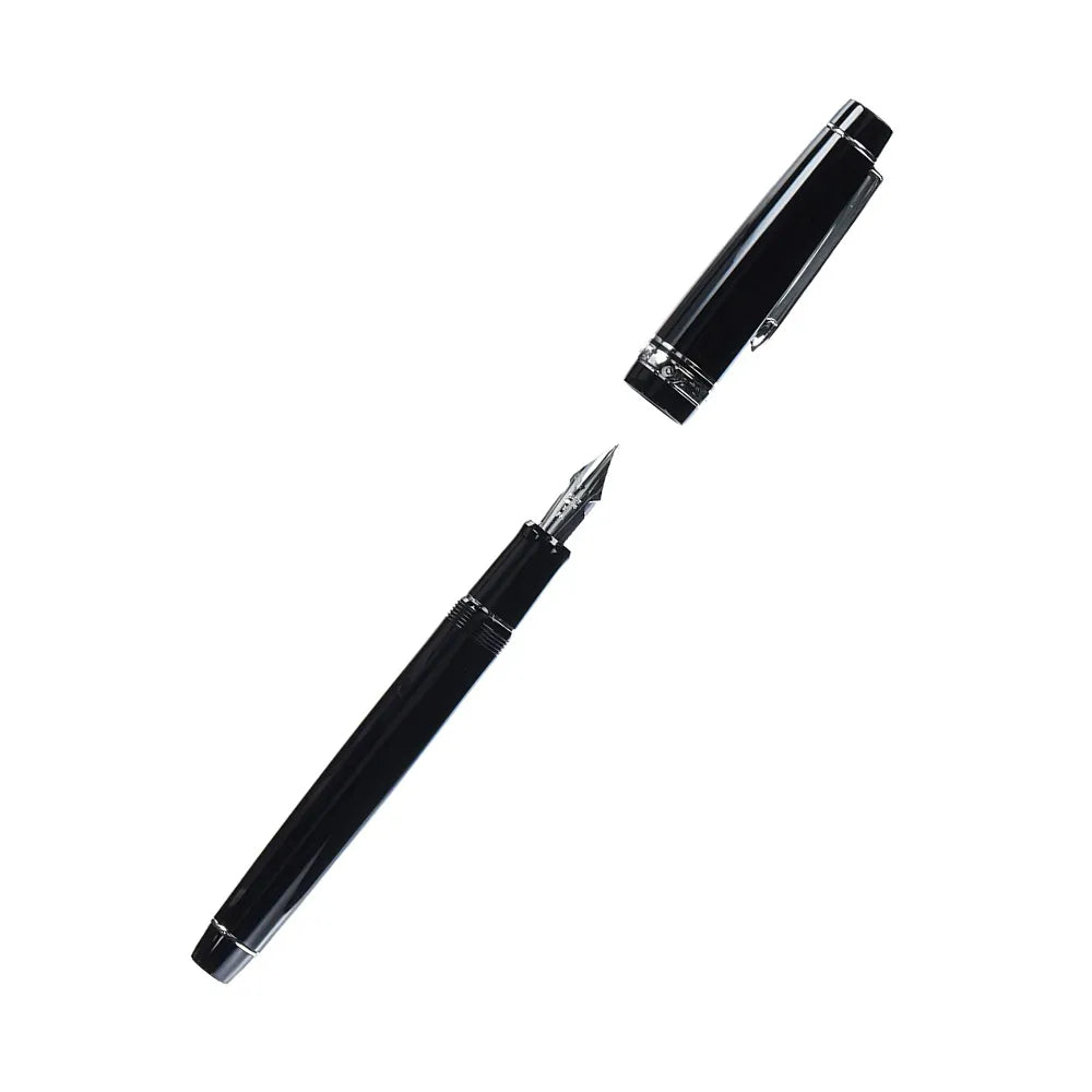Pilot Custom Heritage 912 Black Fountain Pen – 14Kt Rhodium-Plated FA Falcon Nib