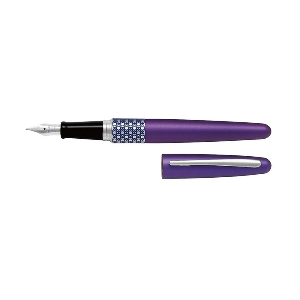 Pilot MR 3 Retro Pop Collection Metallic Violet Fountain Pen – Calligraphy Medium Nib