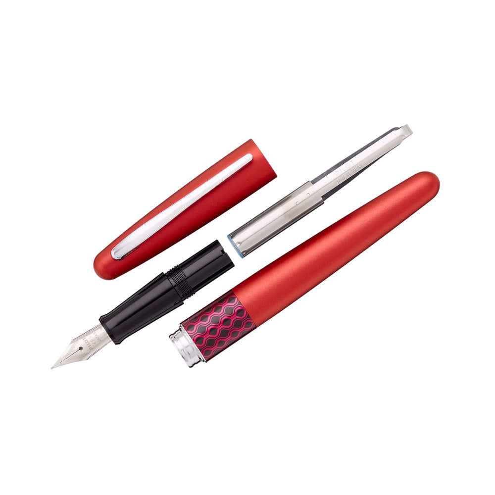 Pilot MR 3 Retro Pop Collection Metallic Red Fountain Pen – Fine Nib