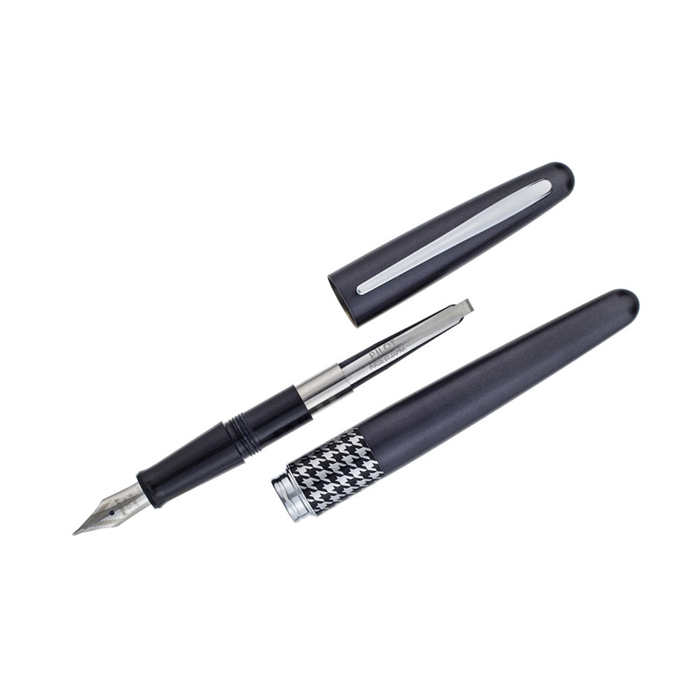 Pilot MR 3 Retro Pop Collection Metallic Gray Fountain Pen – Calligraphy Medium Nib