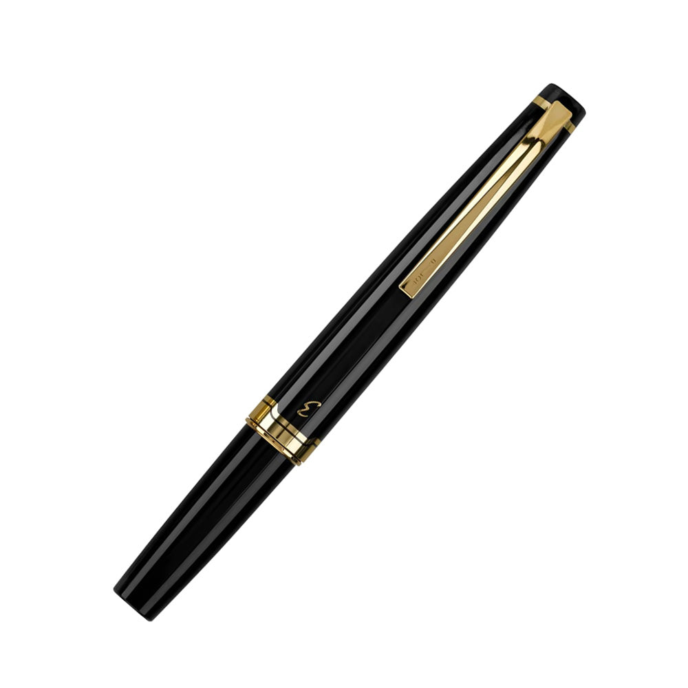 Pilot Elite 95s Black Resin with GT Fountain Pen - 14Kt Gold Fine Nib