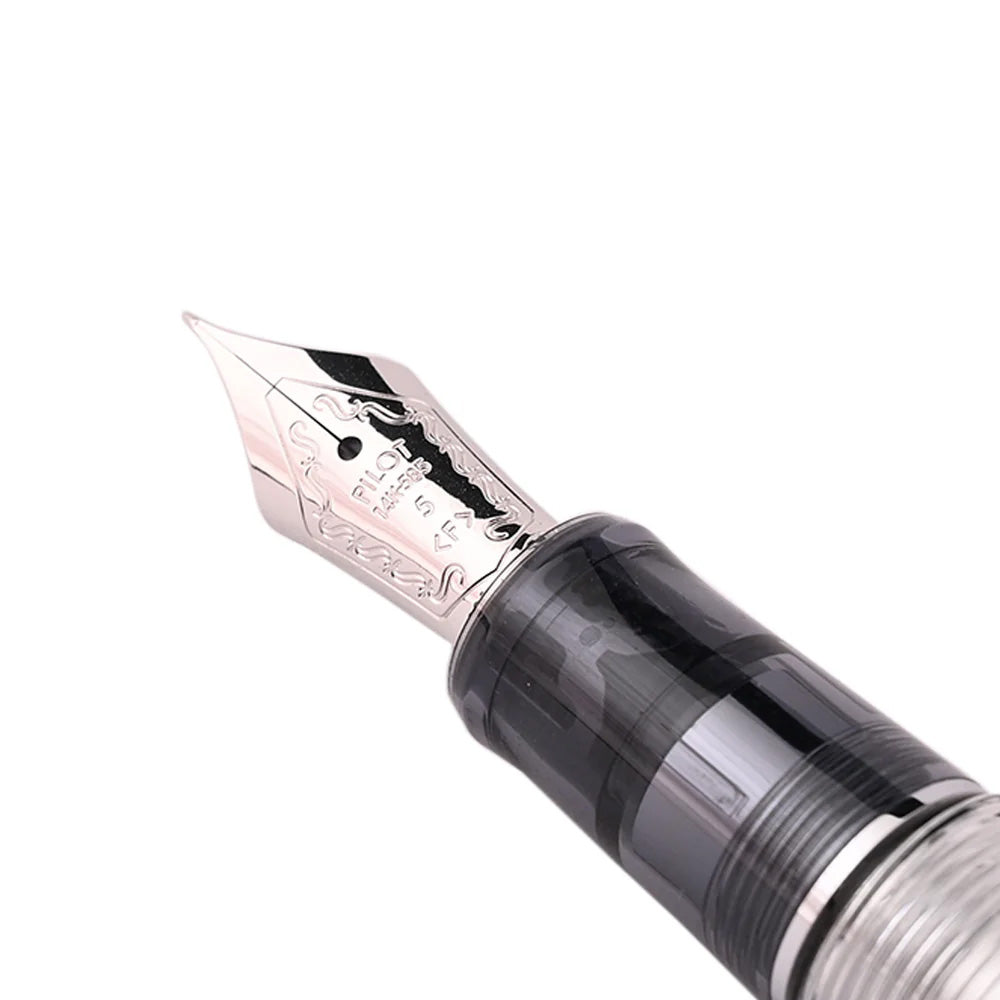 Pilot Custom 74 Clear (Transparent) CT Fountain Pen - 14Kt Gold-Rhodium-Plated Fine Nib