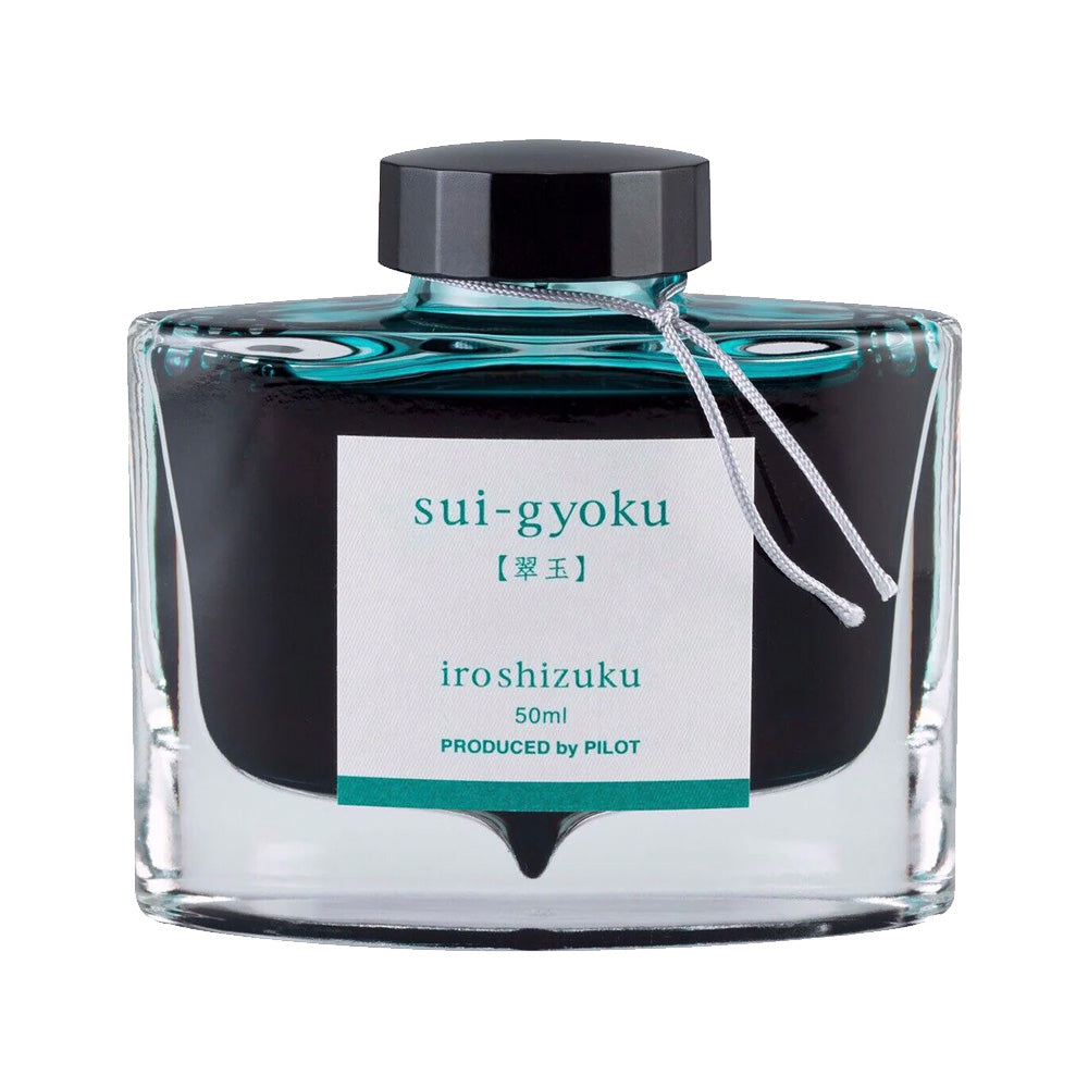 Pilot Iroshizuku 50ml Ink Bottle - Sui-Gyoku - Jadeite (Emerald Green)