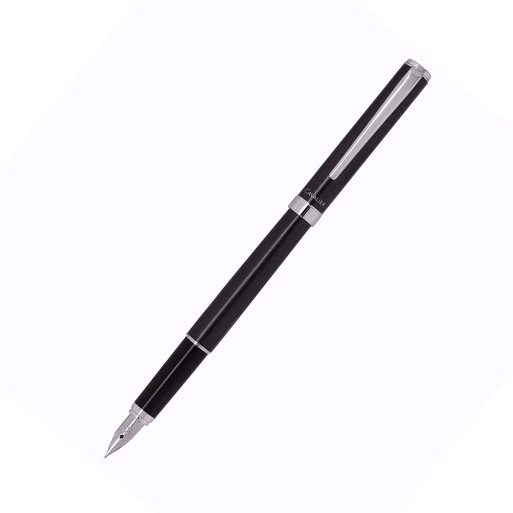 Pilot Cavalier Black CT Fountain Pen - Fine Nib