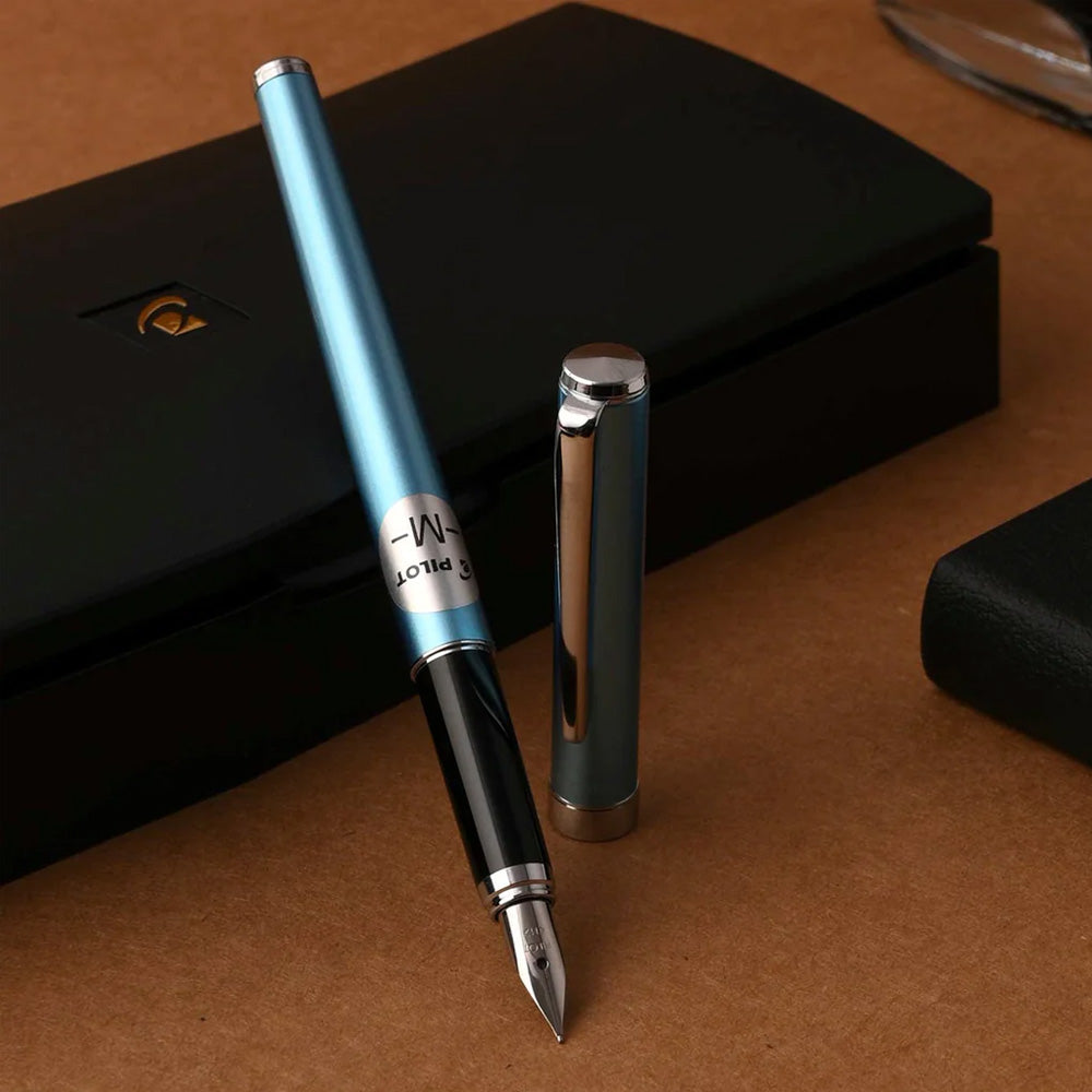 Pilot Cavalier Light Blue CT Fountain Pen - Medium Nib