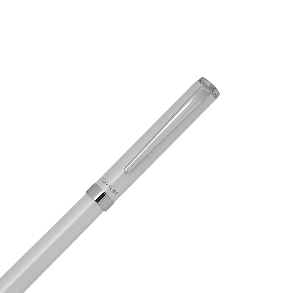 Pilot Cavalier Pearl White CT Fountain Pen - Fine Nib