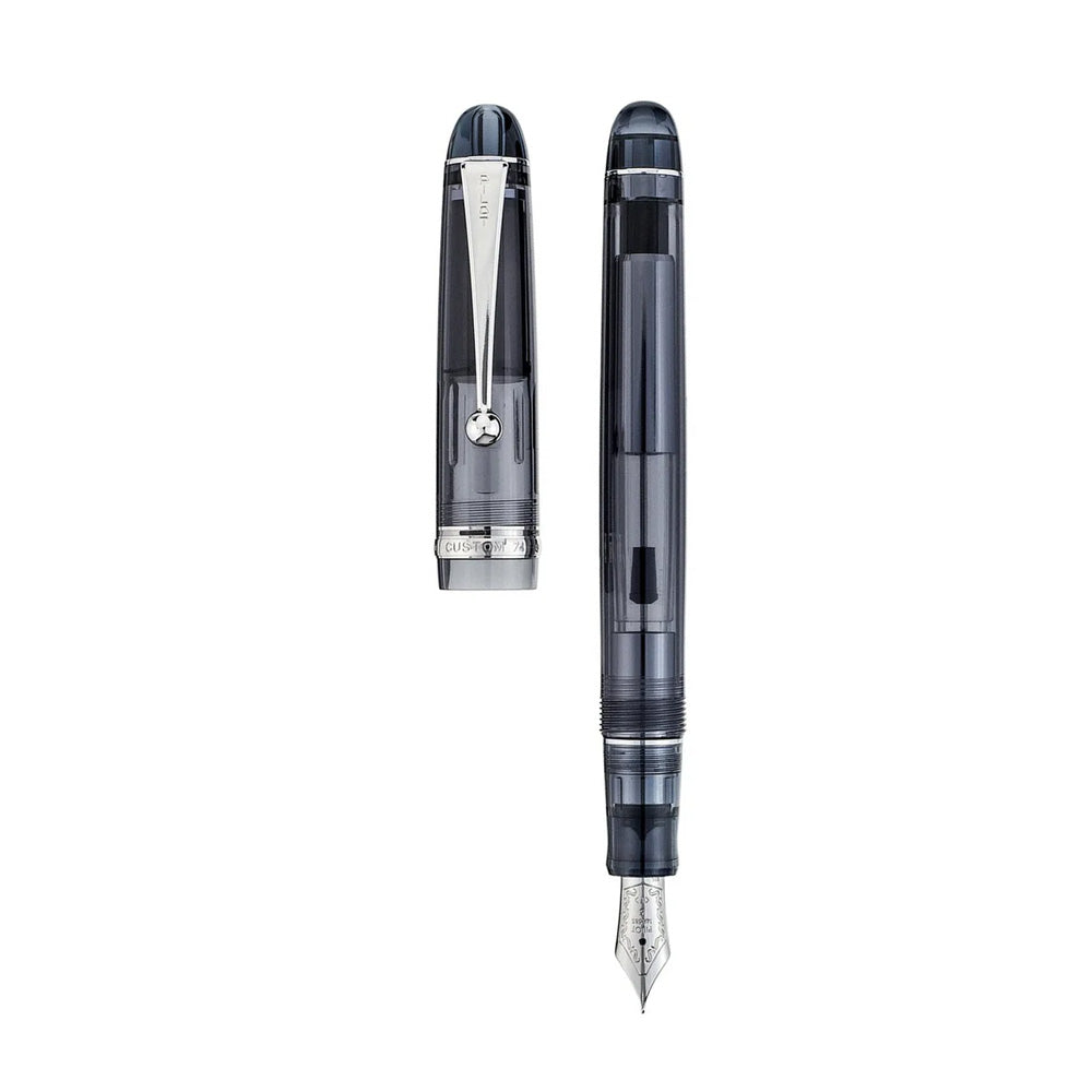 Pilot Custom 74 Tinted Black CT Fountain Pen - 14Kt Gold Broad Nib
