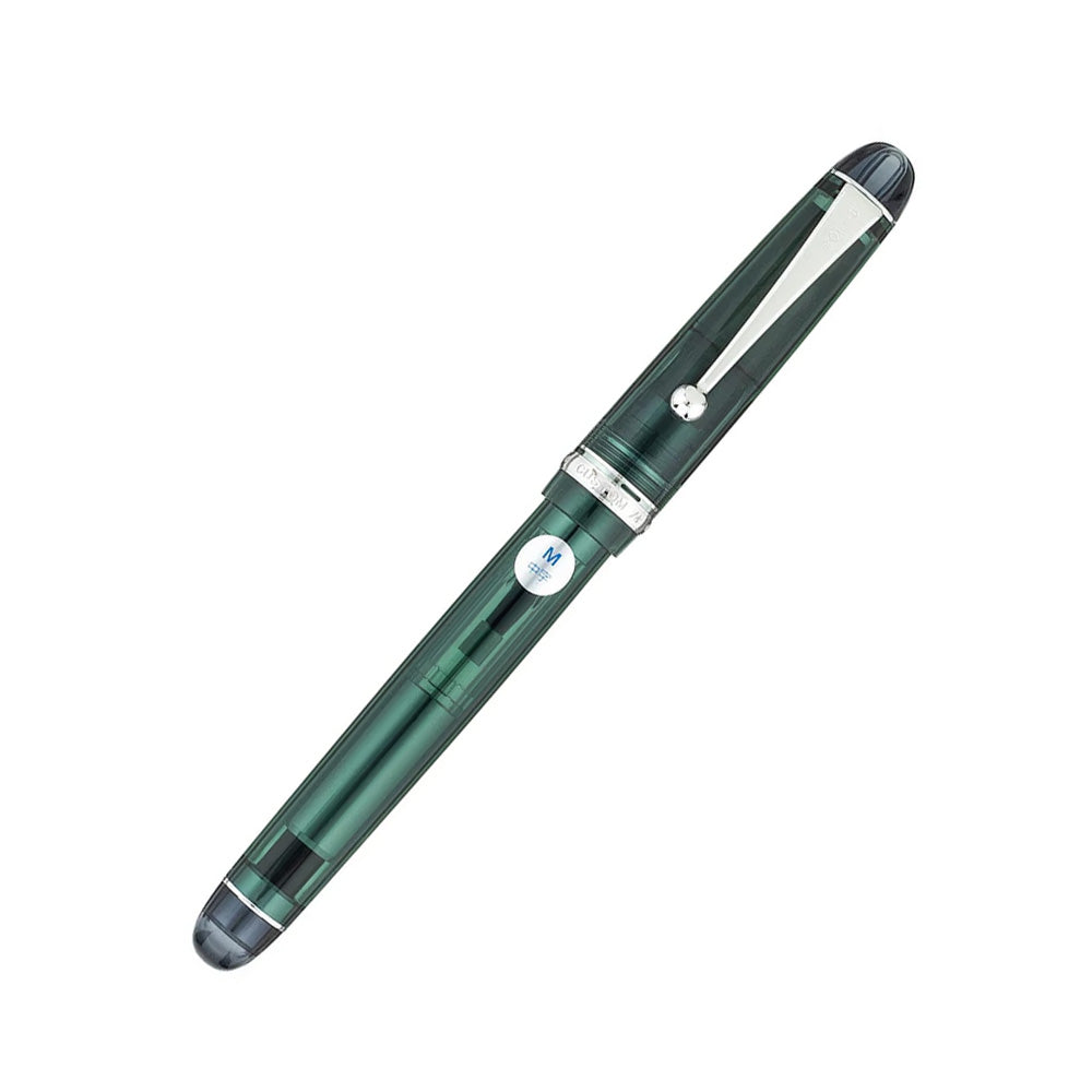Pilot Custom 74 Tinted Green CT Fountain Pen - 14Kt Gold-Rhodium-Plated Medium Nib