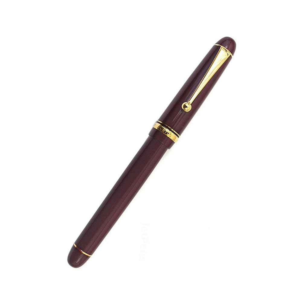 Pilot Custom 74 Dark Red Resin GT Fountain Pen – 14Kt Gold Broad Nib